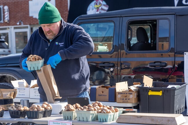 Residents can enjoy a winter day at the Harford's Harvest Winter Market near Long Bar Harbor.