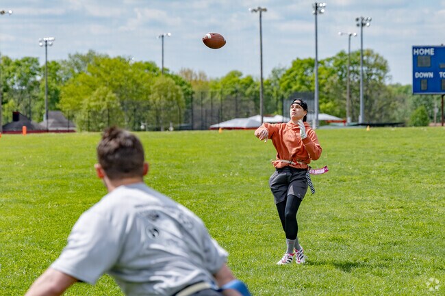 Shillito Park spans 176 acres with athletic fields & courts plus a swimming pool.