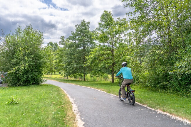 Lake McMurray residents often go for bike rides at Nakashima Heritage Barn Trailhead.
