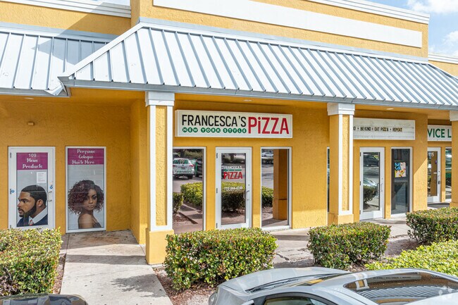 Delight a New York-style pizza from Francesca's Pizza in Crane Landing.
