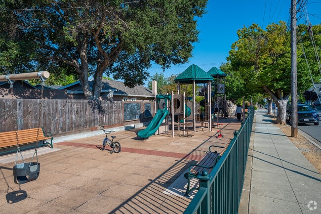 Paloma Park in Burlingame Terrace offers a playground and recreation to residents.