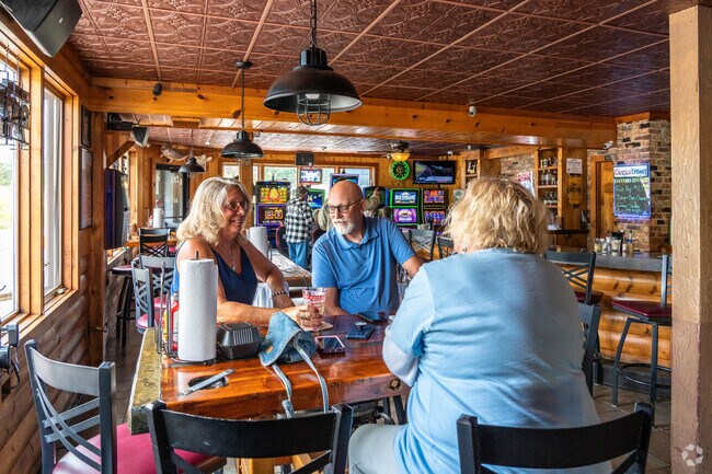 Stop at Kief's Reef in Colby Point for drinks and try their award winning chicken wings.