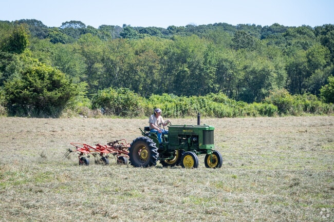 Experience farm landscapes and tractor sights as you drive through Ledyard, CT.
