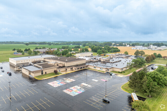 Seniors at Carroll Junior/Senior High School can paint their parking spots.