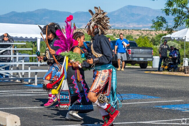 Dancers perform at the Pathways Indigenous Arts Festival.
