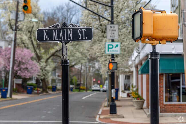 Pennington's vibrant main street offers dining and retail options of all kinds.