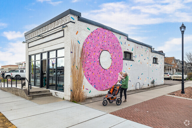 Colorful murals in Ballpark add to its character and charm.