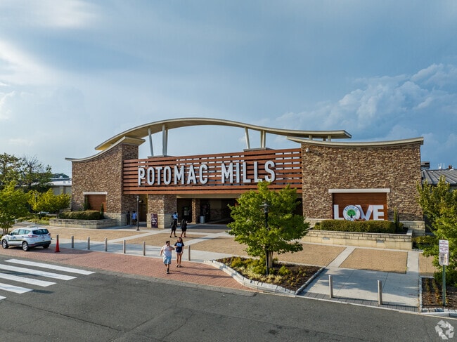 Shoppers visit Potomac Mills, Agnewvile's favorite retail destination.