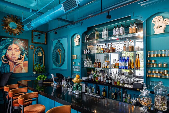 The Bohemian is a popular restaurant and cocktail bar near Quail West.