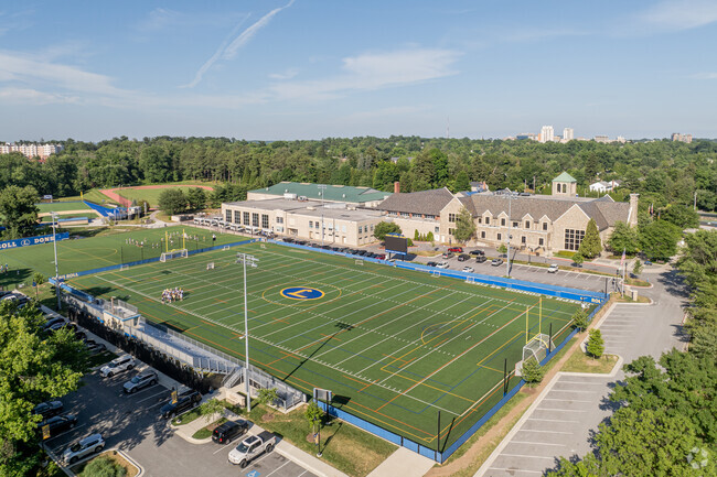 Loyola Blakefield emphasizes leadership, service, and faith in its educational approach.