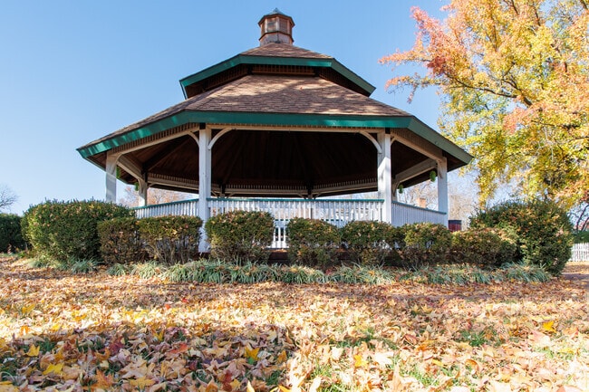Relax and enjoy the shade of a gazebo at one of Hazelwood’s parks.