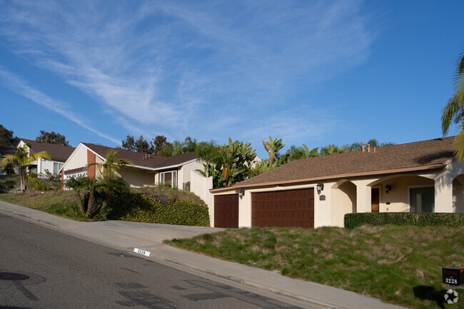 Houses sit up on the hills around Mira Costa.