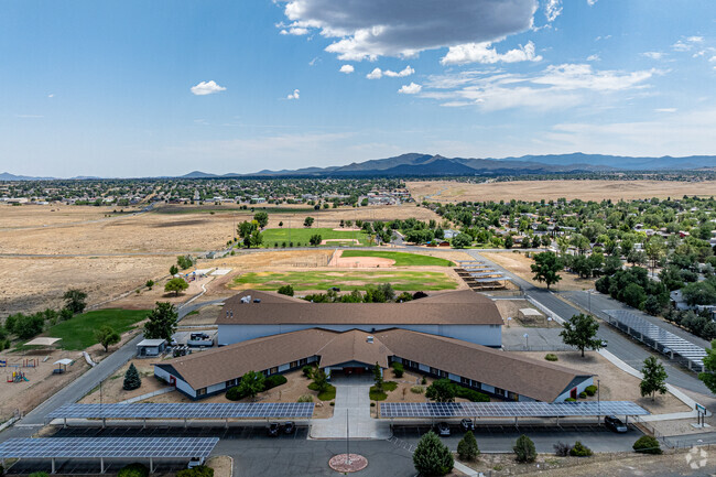 Coyote Springs Elementary School in Prescott has a large and productive campus.