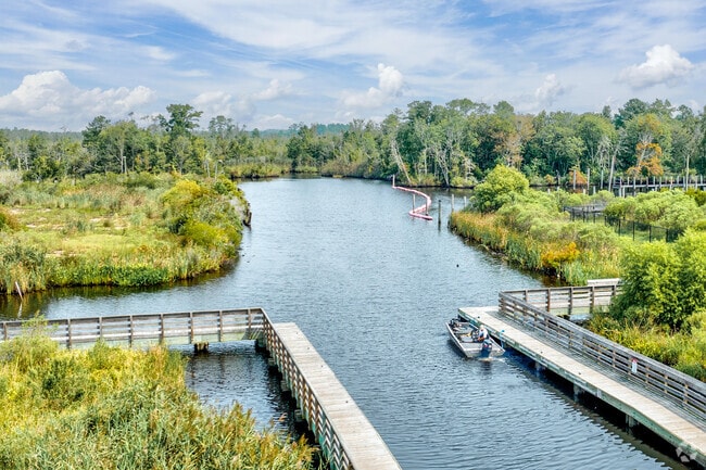A boat launch near Pungo Ferry Road in the Pungo area of Virginia Beach.