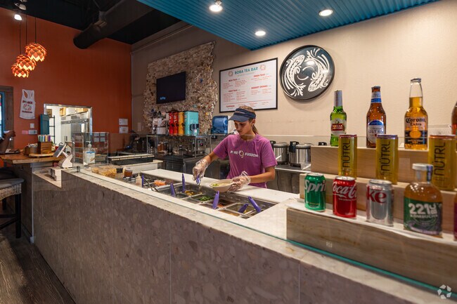 Poke Fusion near The Vines offers fresh and healthy menu items.