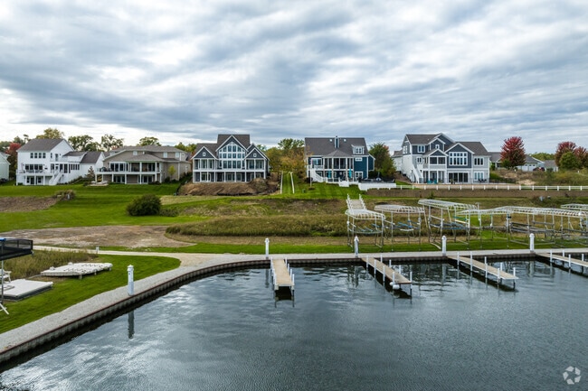 Newport Cove is a diverse community right on the lake.