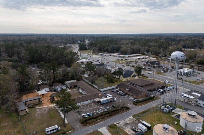 An aerial view of the Sonshine Christian Academy.