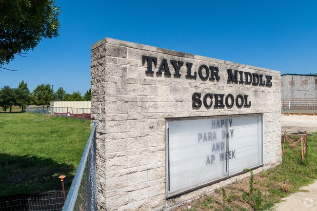 Taylor Middle School promotes character development and academic excellence.