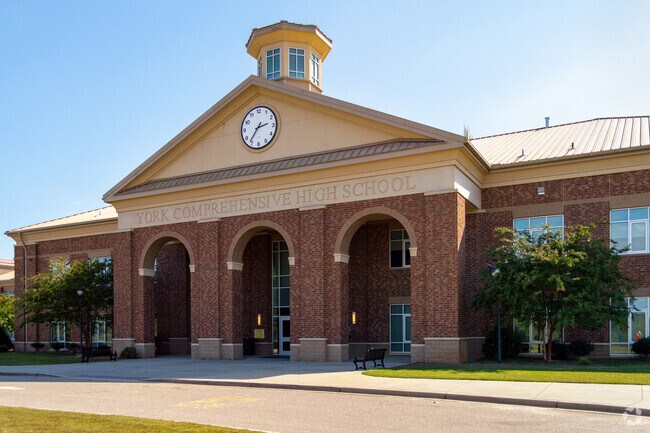 York Comprehensive High School provides education in the neighborhood of 
Outlying York County.