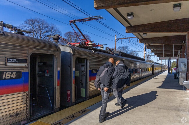 The SEPTA station in Warminster Township is one of the largest train stations in the area.
