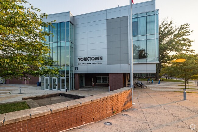 High school students can go to Yorktown High School, which got a A+ overall rating on Niche.