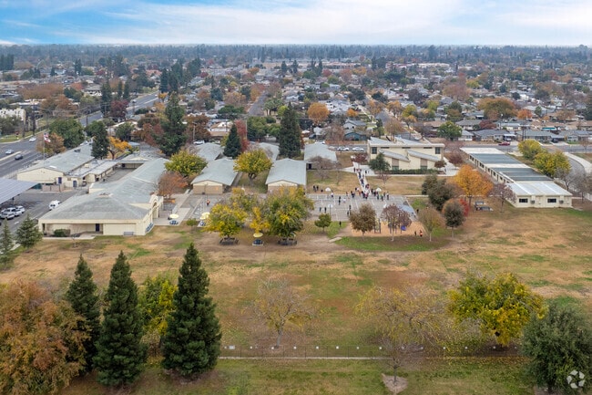 A view of Wilson Elementary School in Fresno.