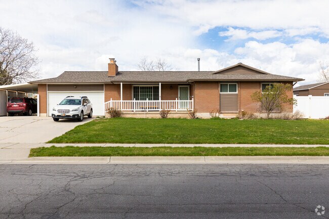 The bricked home in Mountain View is a classic and elegant property with a distinctive exterior design.