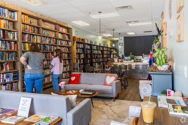Grab a coffee and a book at Present Tense Coffee & Books in Asbury Lake.