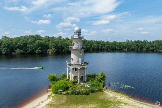 The Lake Lenape Lighthouse was commissioned in 1939 and stands as an iconic Mays Landing landmark to this day.