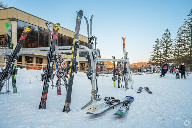 Afton Alps has 5 chalets and winter season runs mid-November through mid-March.