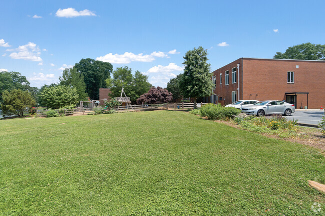 Redeemer School has plenty of green spaces for students to enjoy.