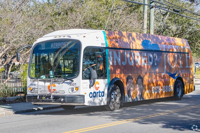 East Side residents ride the Carta bus for quick and easy commutes around Charleston.