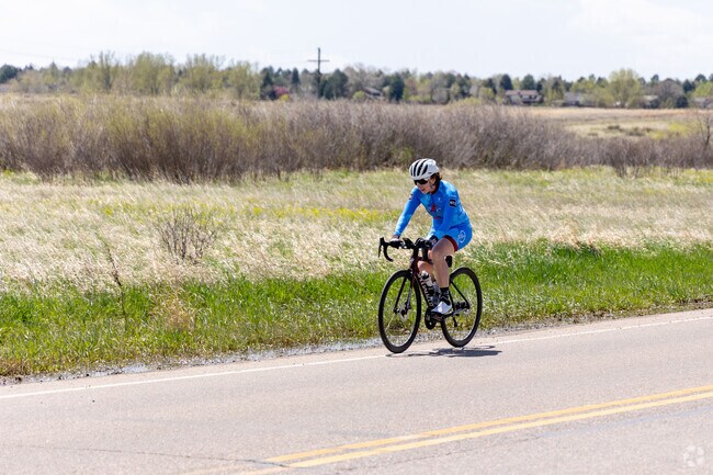 Bicyclists have the right of way in Cherry Creek State Park.