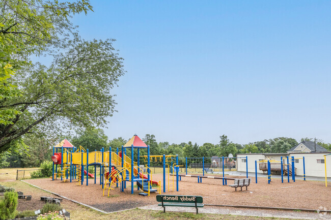 Here is the large playground at Franconia Elementary school located in Alexandria, VA.
