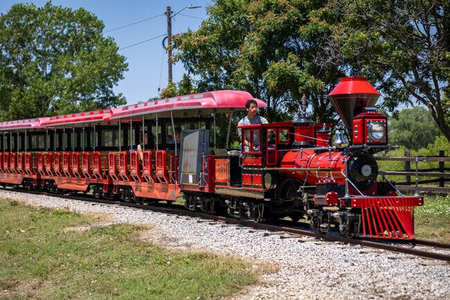 Southwest Wichita residents can take the train ride around OJ Watson Park in Southwest Wichita.