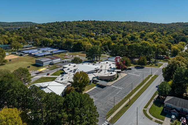 Asbell Elementary School is rated B- on Niche.com