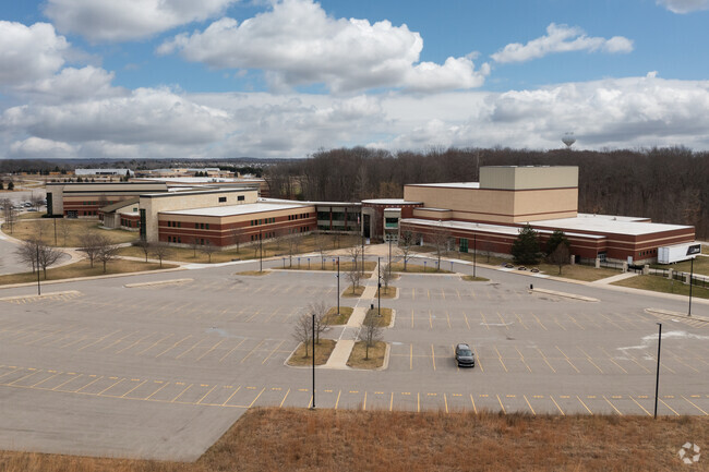 Caledonia High School, Aerial.