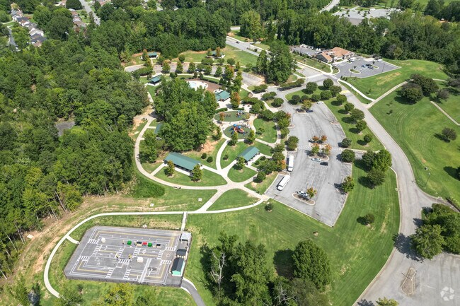 Barber Park has a great number of amenities near Hackett Lake.