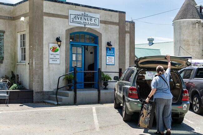 Visit Avenue C and Eastleigh farms for vintage shopping and locally raised dairy in Nobscot.