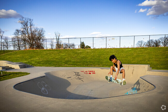 Coulter skaters can practice tricks at Saginaw Skate Park just north of Coulter.