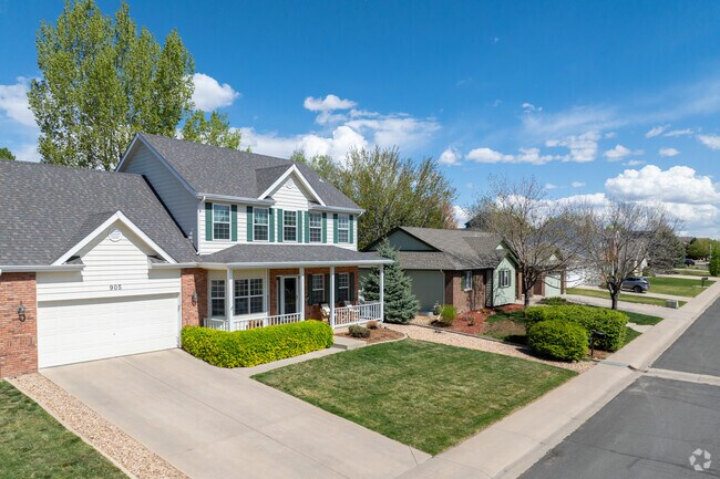 Inviting front porches in a quiet West Point neighborhood.