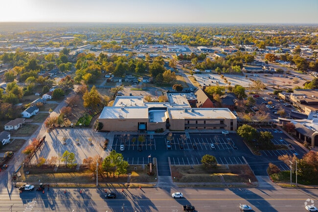 Aerial view of the front of St Elizabeth Ann Seton.