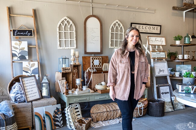 The Grove is a home decor store located a few miles east from Grain Valley.