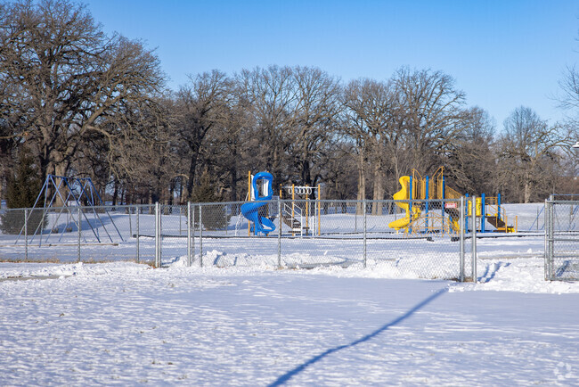 Shiloh Park Middle School includes a playground.