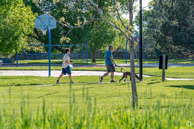 Thornton’s Woodglen Park is a favorite for morning jogs and evening strolls.