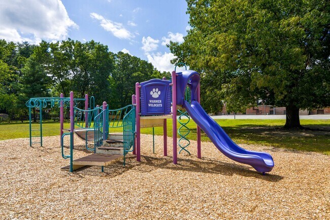 Students can release their energy on the playground at the Warner School.