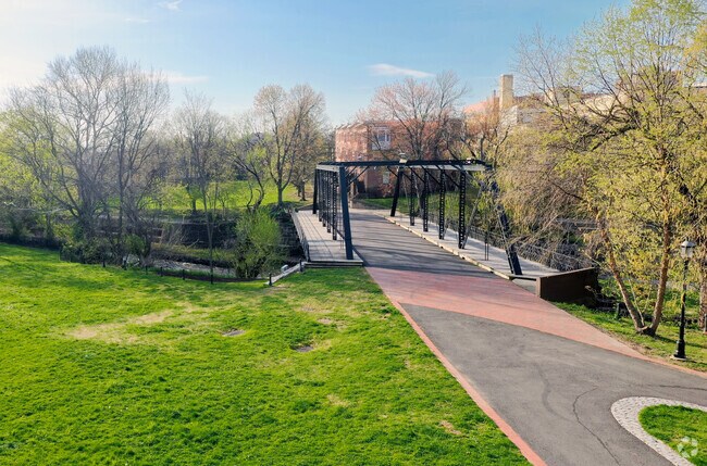 Jackson Bridge is along the park where residents can walk or jog.