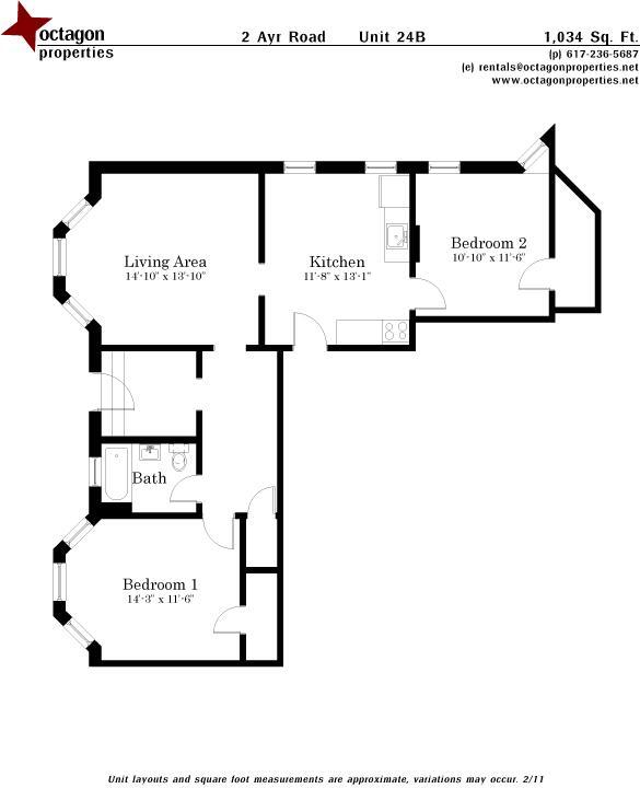 2 Ayr Rd unit B 1-bed 1-bath, Brighton, MA 02135 - photo 3