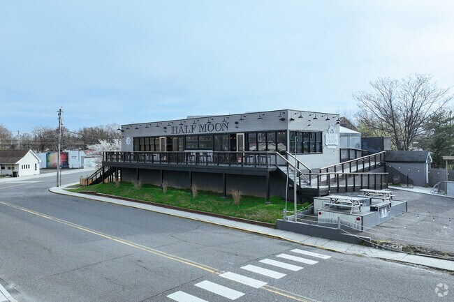 As soon as the warm weather arrives the Half Moon will be packed with patrons off the beach.