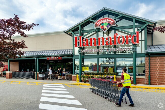 Grocery shopping is nearby at Hannaford.